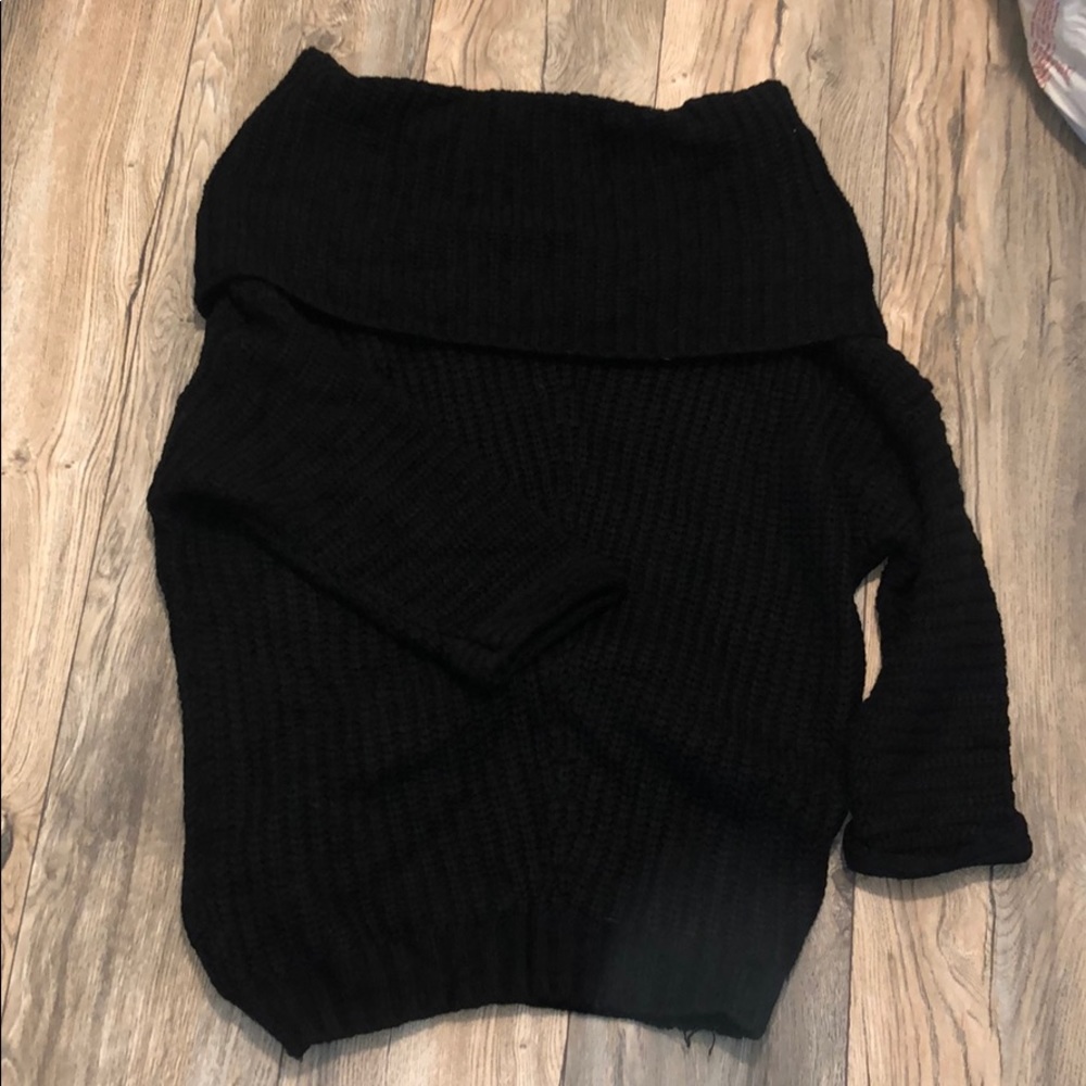 Off the shoulder sweater